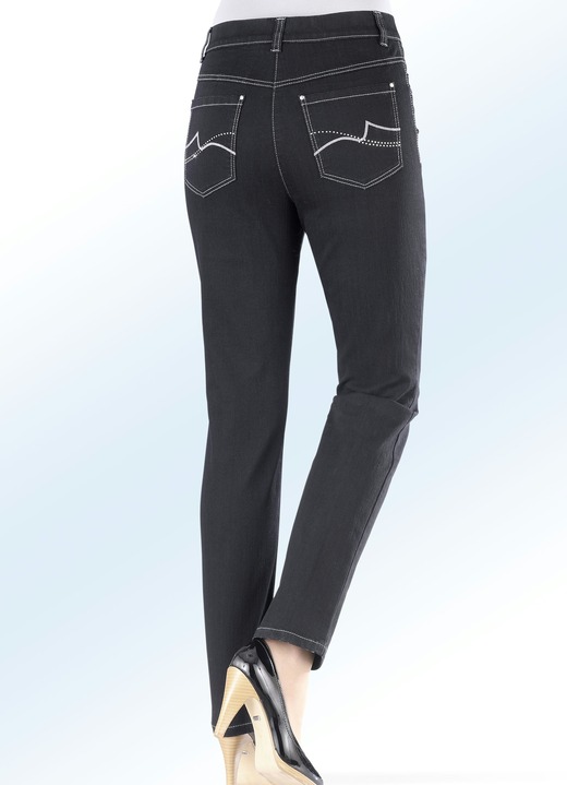 Jeans - Power-Stretch-Jeans  , in Größe 017 bis 092, in Farbe SCHWARZ Ansicht 1