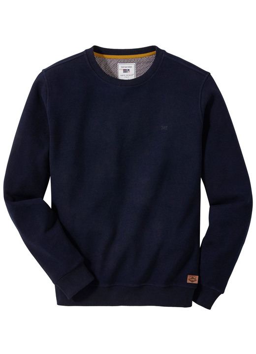 Sweatshirts - Sweatshirt von «Milano Italy», in Größe 3XL (64/66) bis XXL (60/62), in Farbe MARINE Ansicht 1